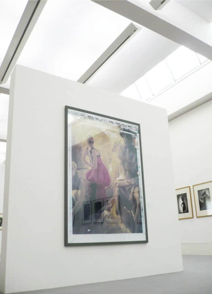 Installation shots of the exhibition with Fine Art Fashion Photographs by Cathleen Naundorf